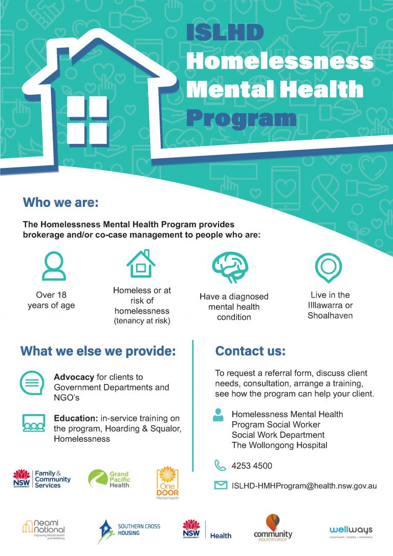 Homelessness Mental Health Program - Community Industry Group